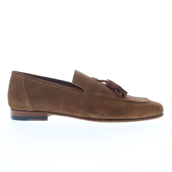 Mezlan Mens English Tassel Loafer Brown Shoes (NWT) - Picture 1 of 7